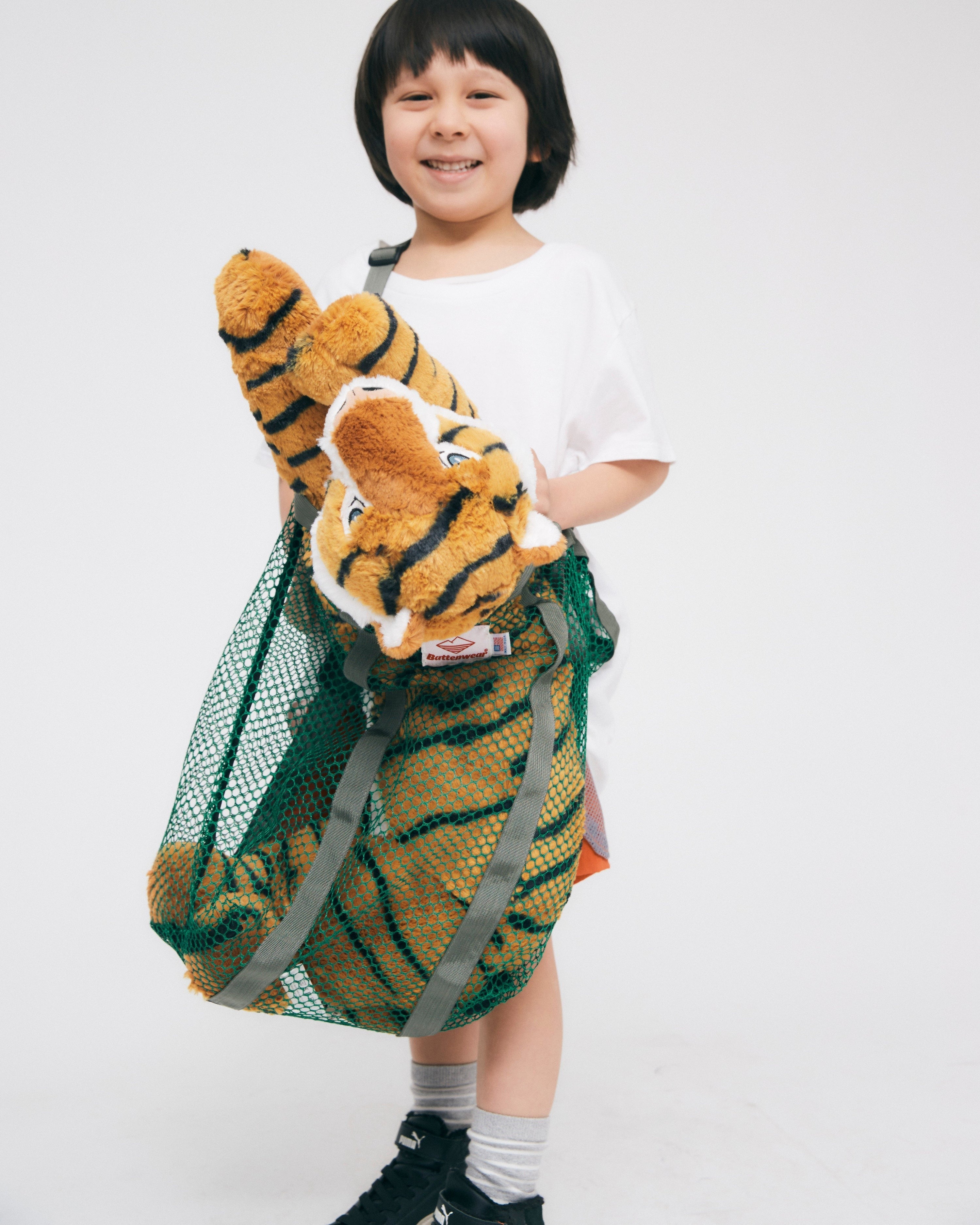 Battenwear〉Mesh Tote / Green x Foliage｜UP NORTH ONLINE STORE