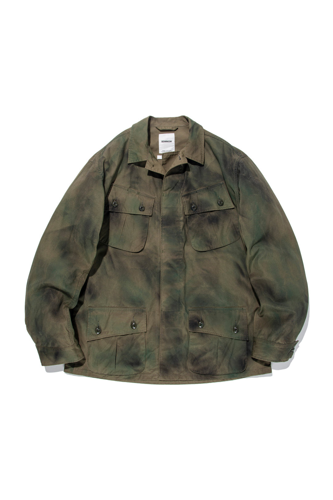 BOWWOW JUNGLE FATIGUE JACKET バウワウ BOW WOW〉JUNGLE FATIGUE JACKET SPRAY CAMO｜UP NORTH ONLINE STORE