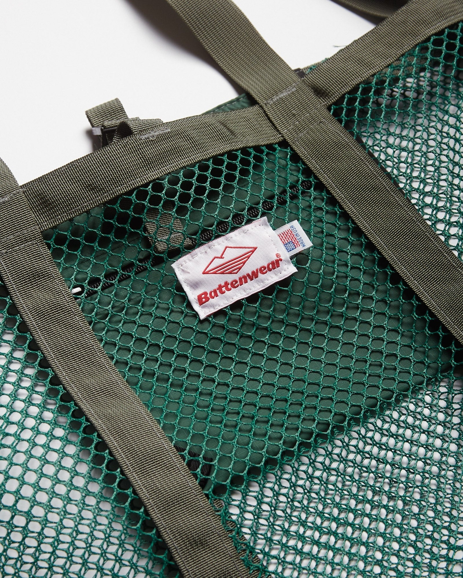 Battenwear〉Mesh Tote / Green x Foliage｜UP NORTH ONLINE STORE