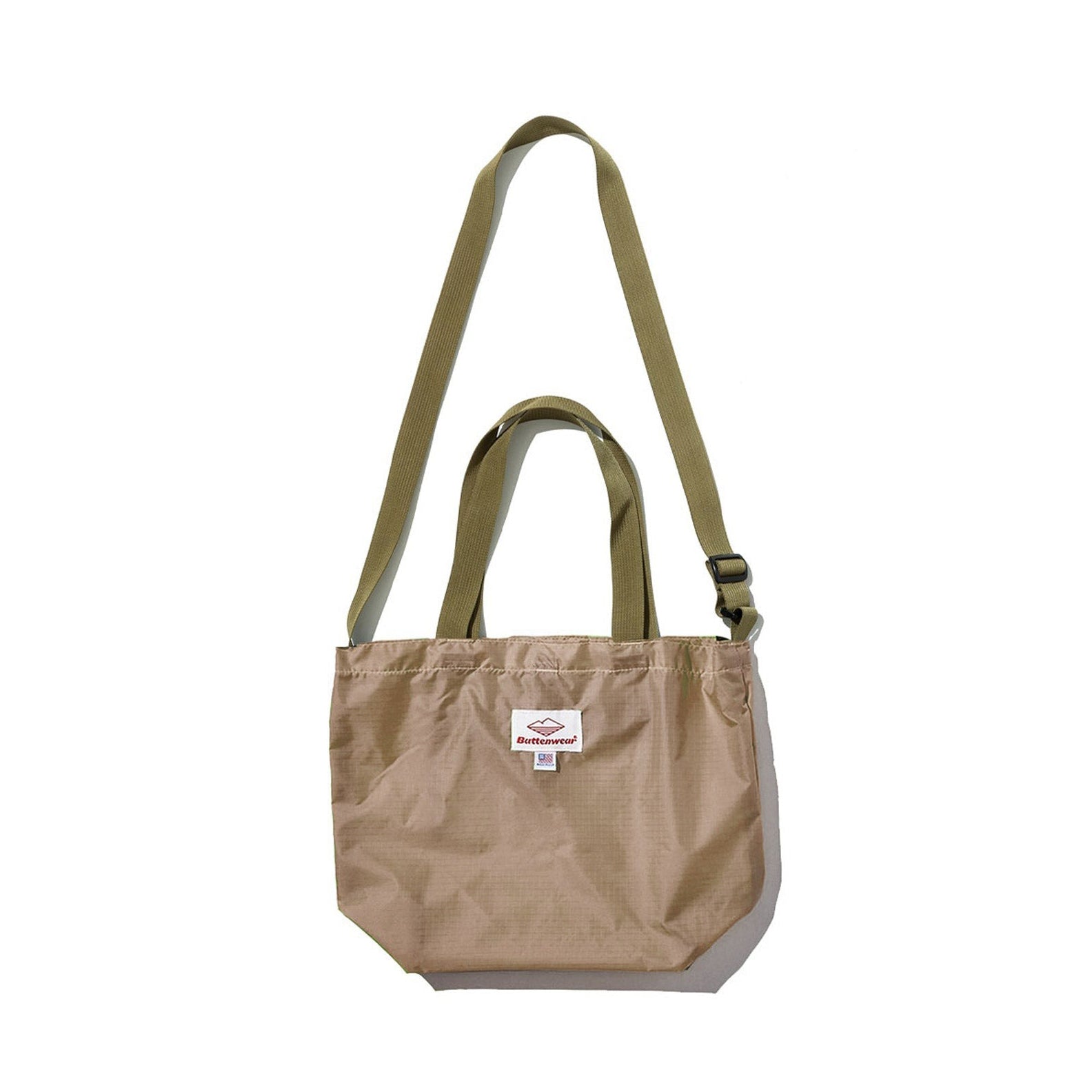 Battenwear〉Mini Packable Tote / Khaki x Tan｜UP NORTH ONLINE STORE