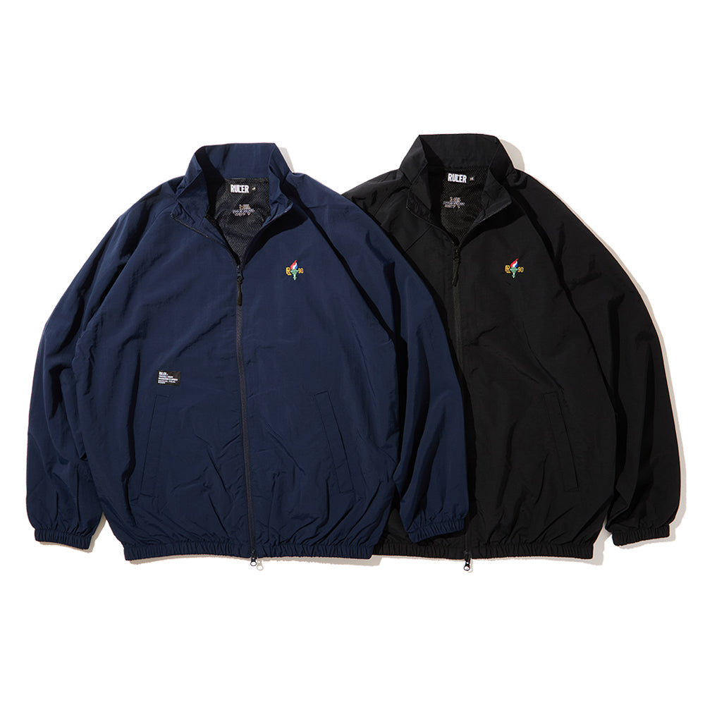 RULER STR NYLON TRACK JACKET ルーラー上下セット 本物ファッション - RULER STR NYLON TRACK JACKET ルーラー上下セット