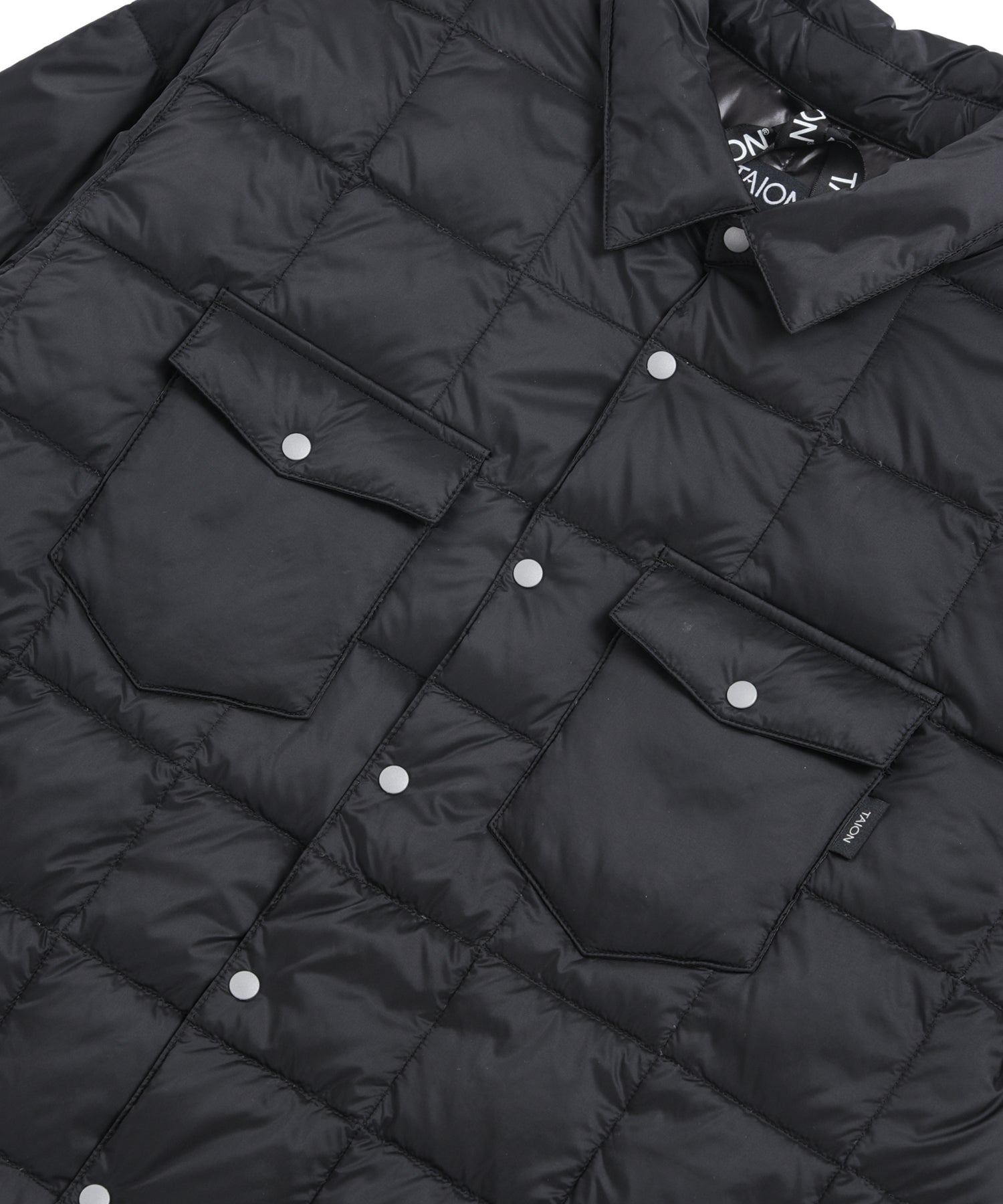 TAION〉[UNISEX] ベーシック Wポケット ダウンシャツ(TAION-109BWPSH 
