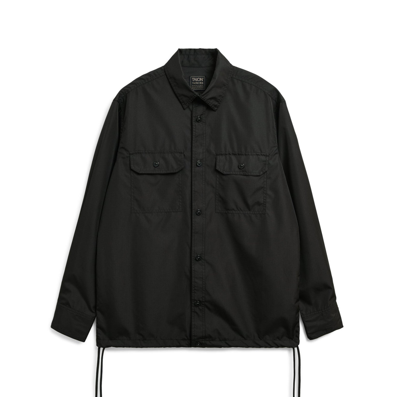 TAION〉[UNISEX] ノンダウン ミリタリー ロングスリーブシャツ(TAION 