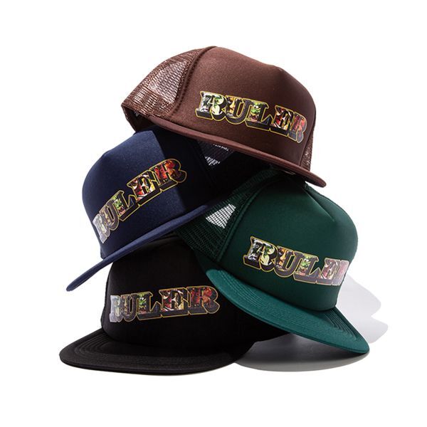RULER ルーラー　CON MESH CAP ブラック RULER ルーラー CON MESH CAP ブラック キャップの商品一覧