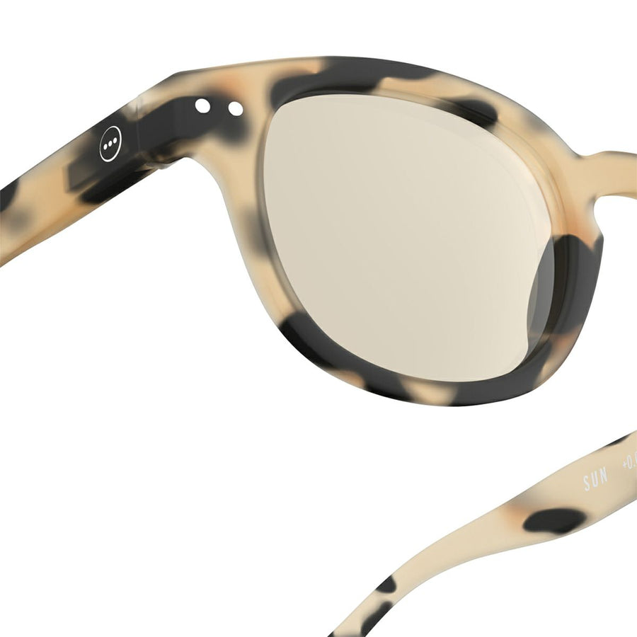〈IZIPIZI〉SUN LIGHTCOLOR #C Light Tortoise(Light brown lenses)