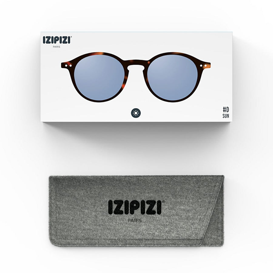 〈IZIPIZI〉SUN LIGHTCOLOR #D Tortoise(Light blue lenses)