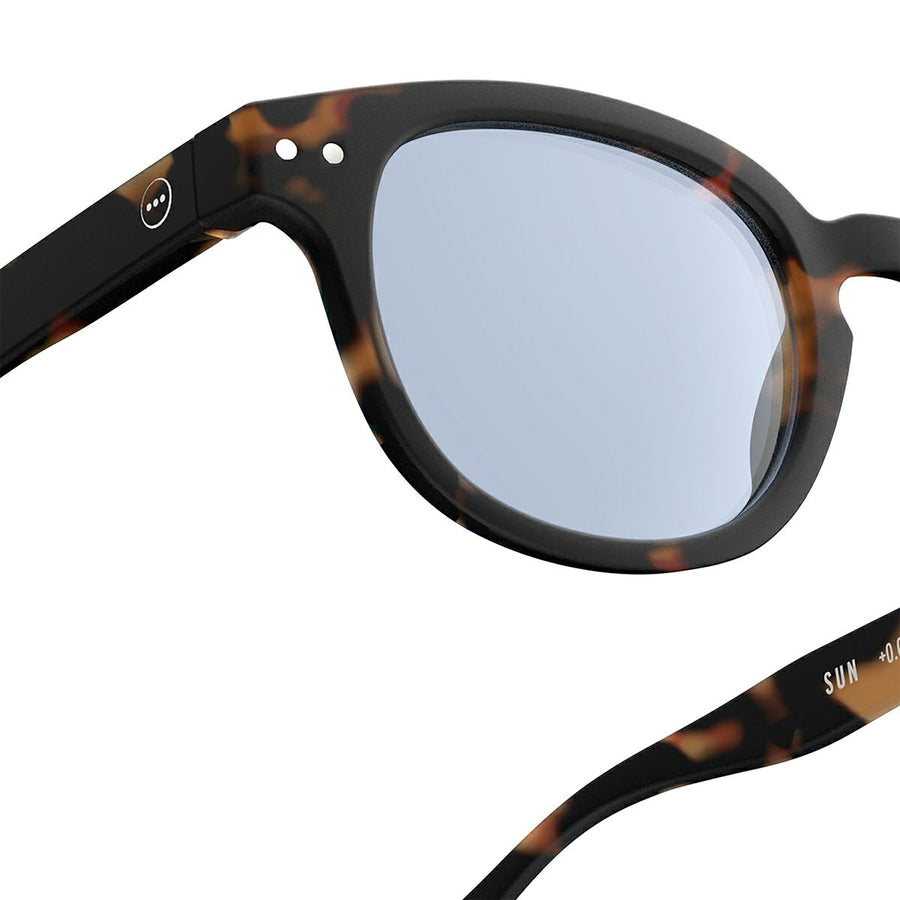 〈IZIPIZI〉SUN LIGHTCOLOR #C Tortoise(Light blue lenses)