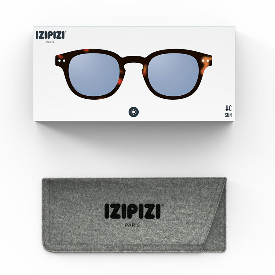 〈IZIPIZI〉SUN LIGHTCOLOR #C Tortoise(Light blue lenses)