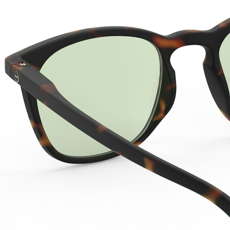 〈IZIPIZI〉SUN LIGHTCOLOR #E Tortoise(Light green lenses)