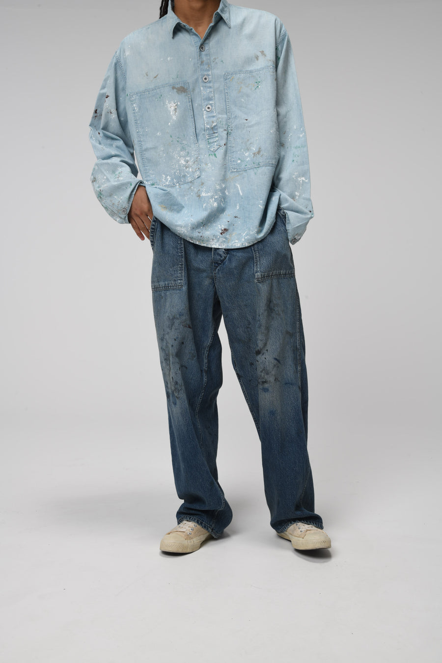〈BOW WOW〉M-44 DENIM TROUSERS