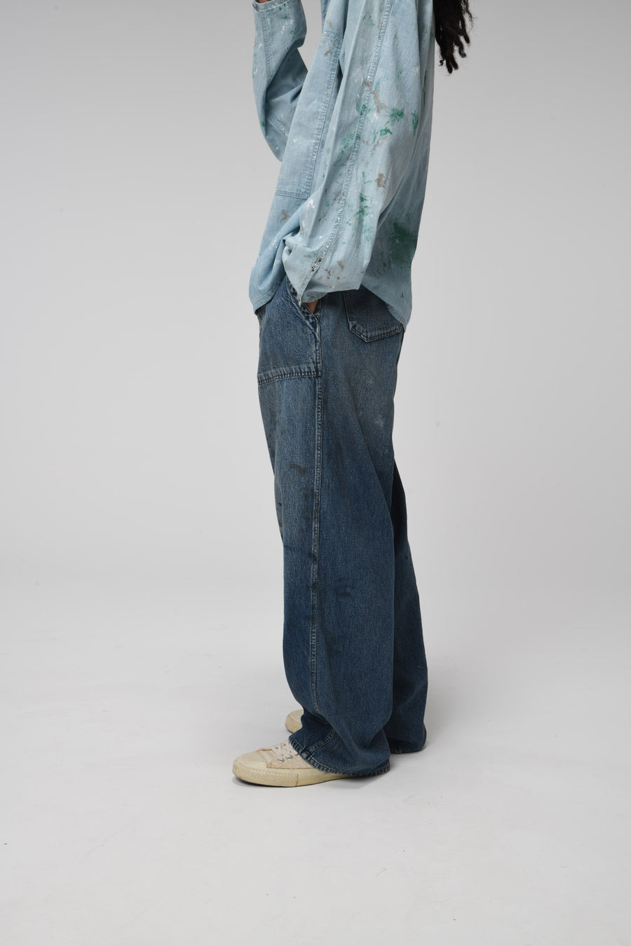 〈BOW WOW〉M-44 DENIM TROUSERS