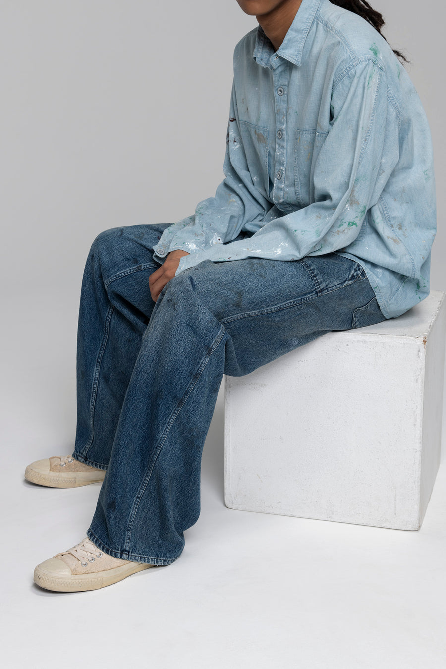 〈BOW WOW〉M-44 DENIM TROUSERS