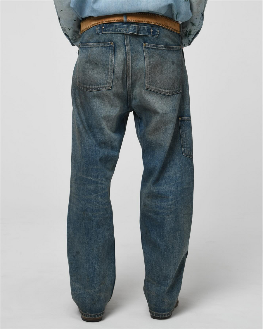〈BOW WOW〉MINER'S REPAIRED DENIM WORK PANTS