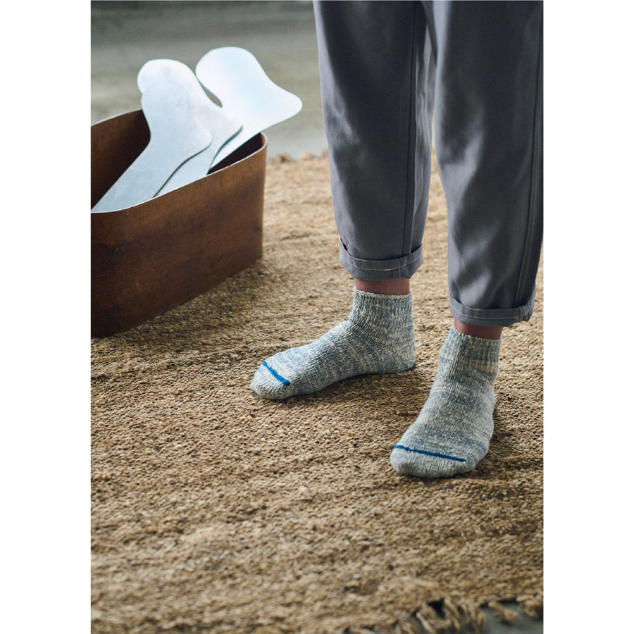 〈yahae〉"Garabou" Organic Cotton Ankle Socks｜7-5012 / Natural