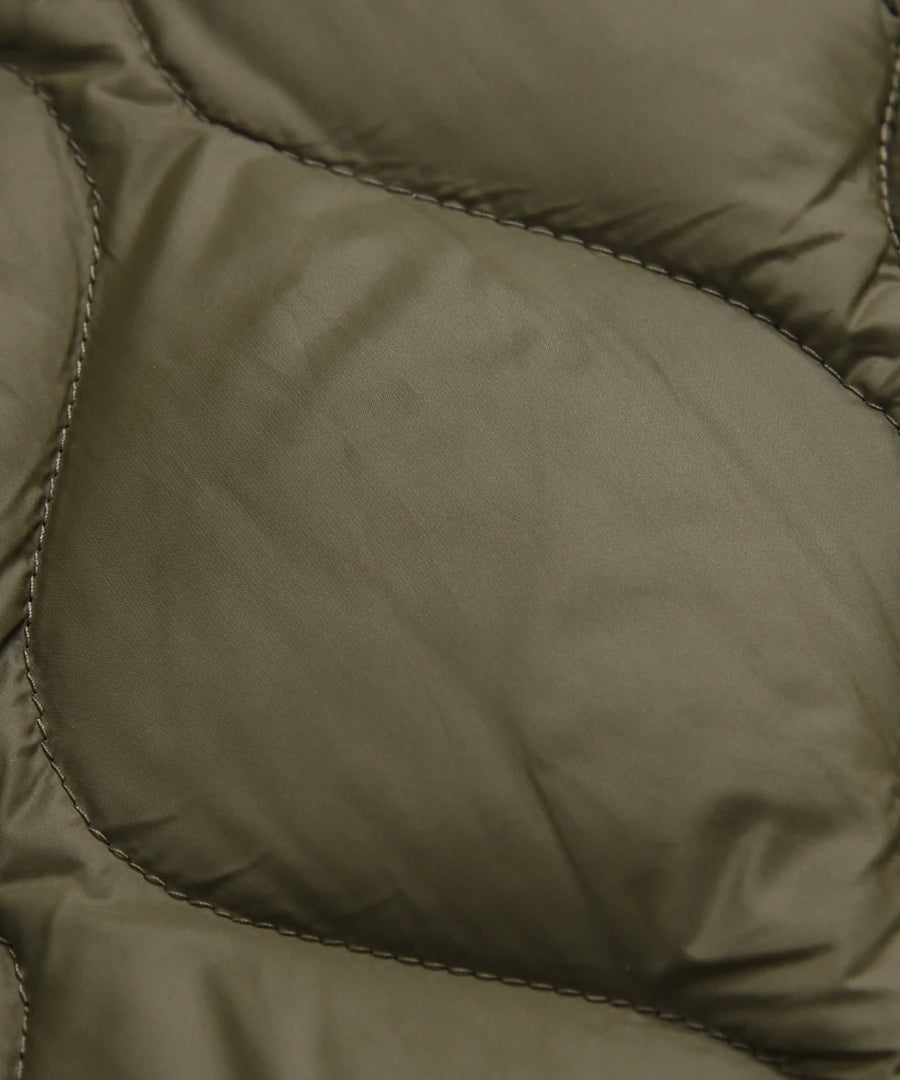 〈TAION〉[UNISEX] ミリタリー M65 Wジップ ダウンパーカー-ソフトシェル(TAION-M65LSZBML-1PK)