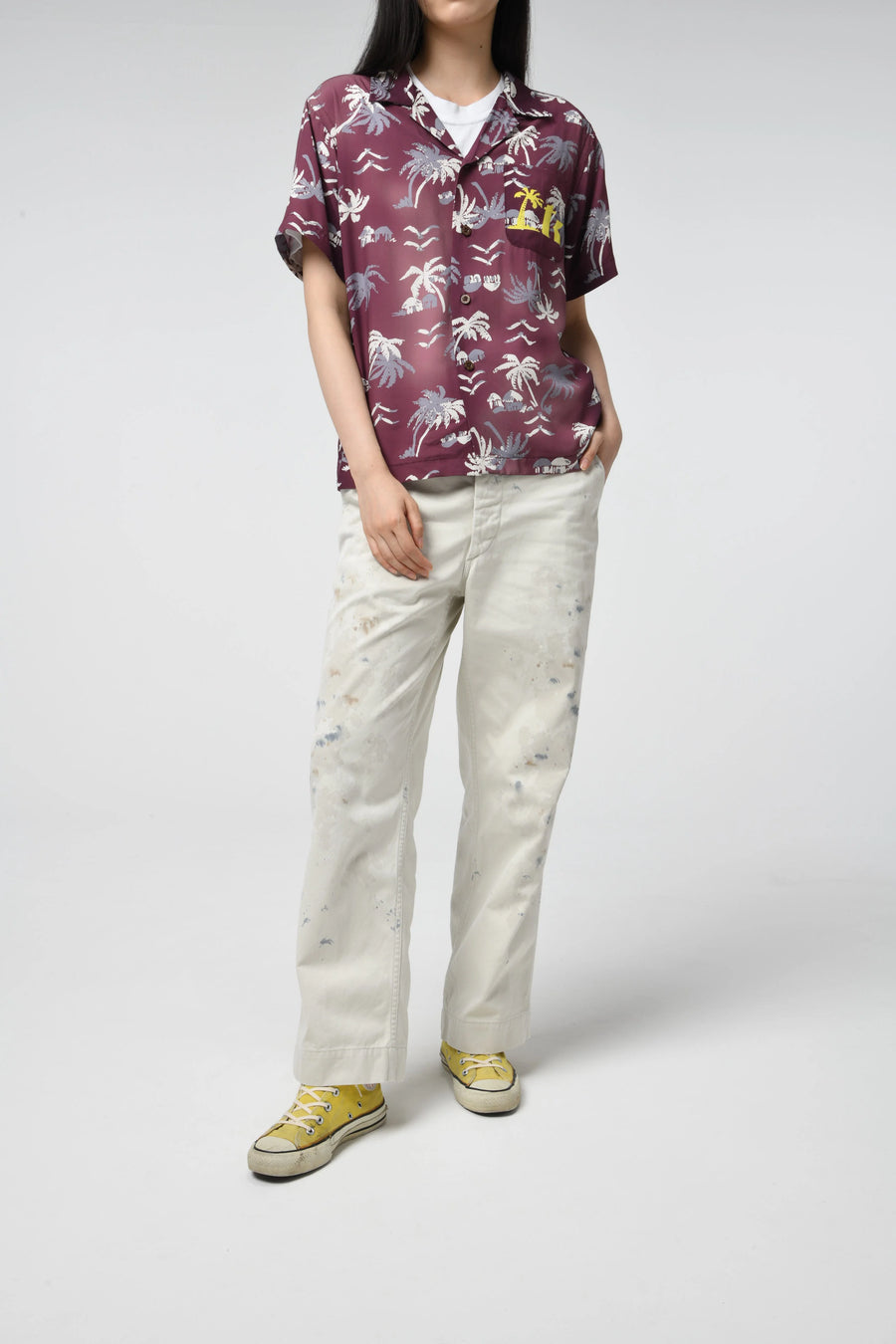 パンツ 25ss BOWWOW STAINED WORK TROUSERS BOW WOW〉STAINED WORK TROUSERS|UP NORTH ONLINE STORE