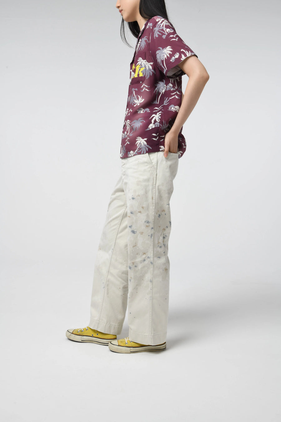 パンツ 25ss BOWWOW STAINED WORK TROUSERS BOW WOW〉STAINED WORK TROUSERS|UP NORTH ONLINE STORE