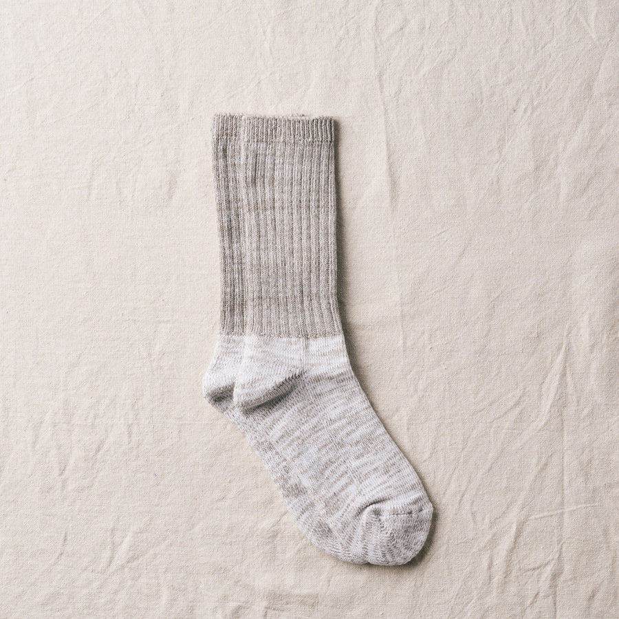 〈yahae〉Organic Cotton Pile Socks｜7-5003 / Green