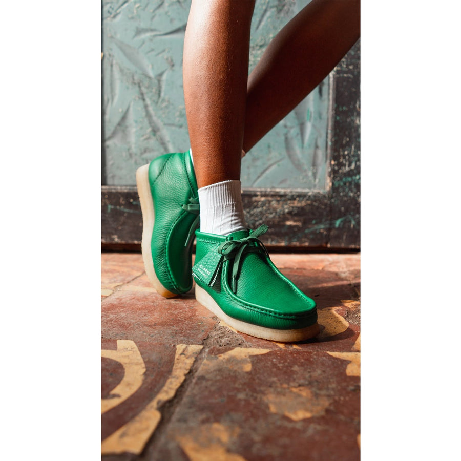 〈Clarks〉Wallabee boot / Cactus Green Lea (Womens)