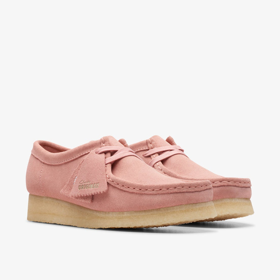 〈Clarks〉Wallabee / Blush Pink Suede (Womens)