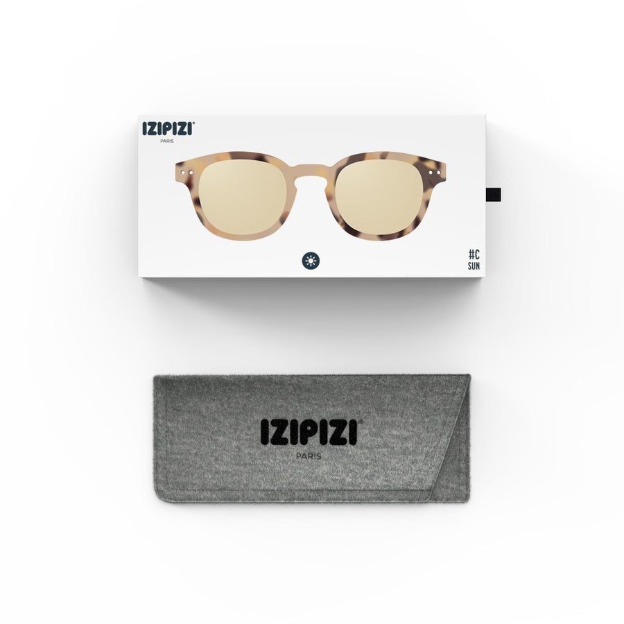 〈IZIPIZI〉SUN LIGHTCOLOR #C Light Tortoise(Light brown lenses)