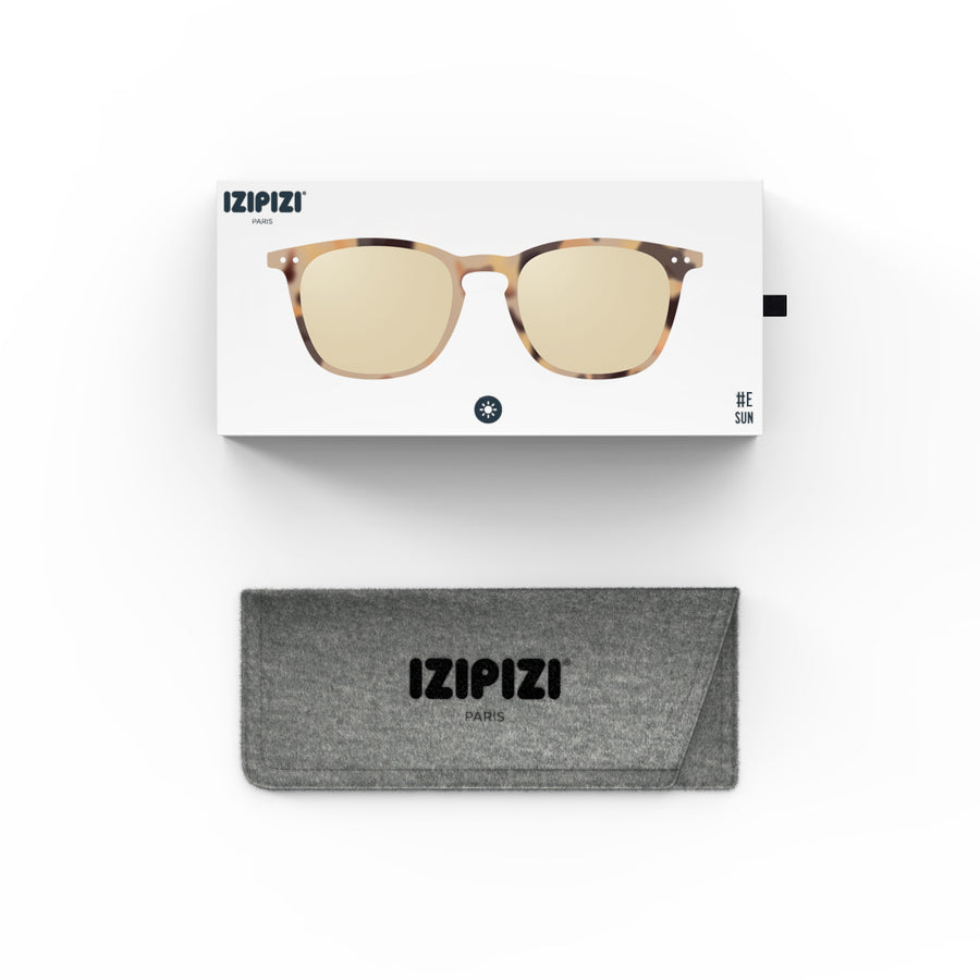 〈IZIPIZI〉SUN LIGHTCOLOR #E Light Tortoise(Light brown lenses)