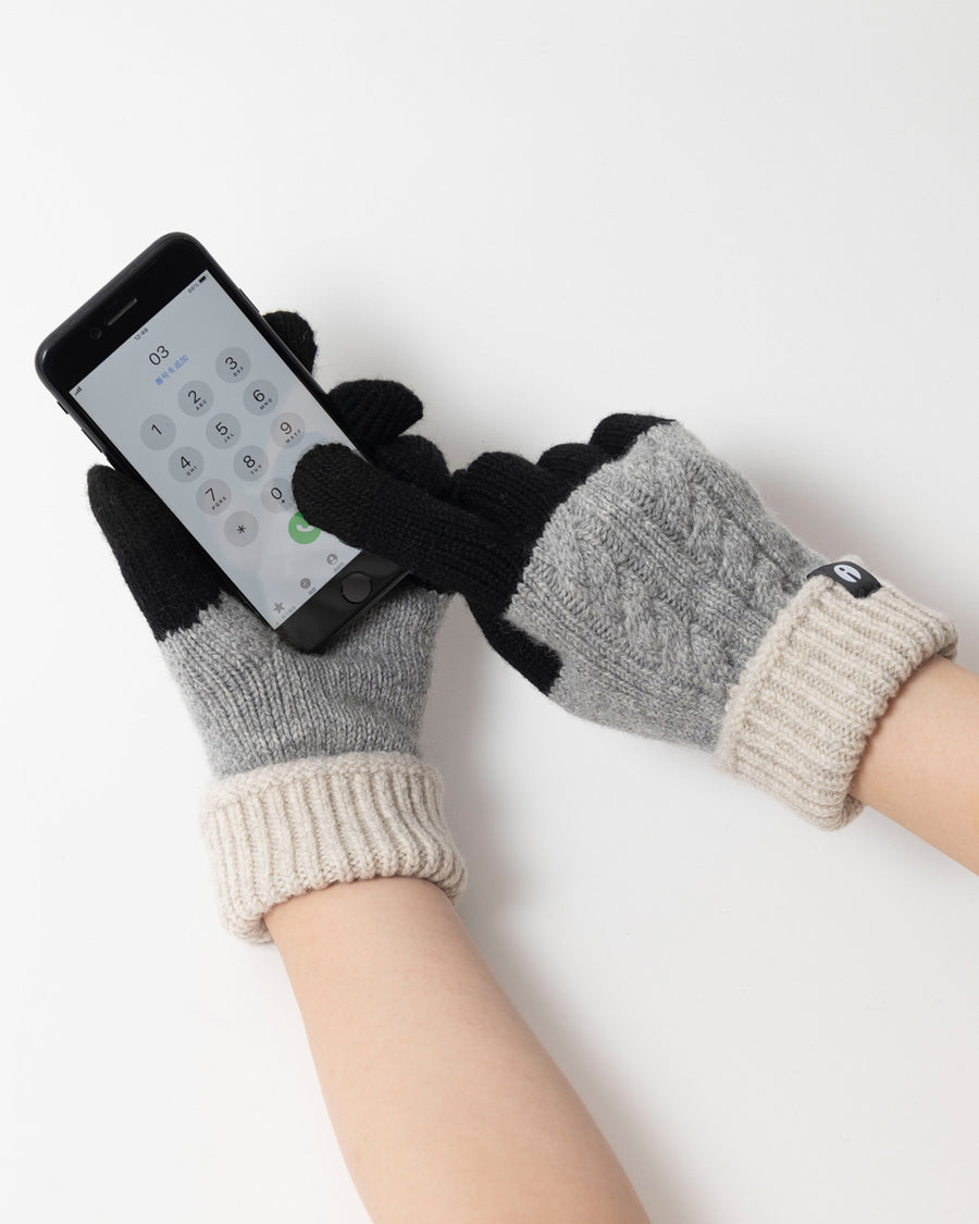〈iTouch Gloves®〉Cable Glove / Solid