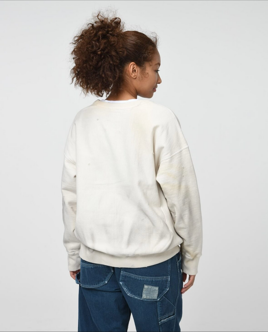 BOW WOW〉UNIV. MACLAREN LETTERING SWEATSHIRT AGED｜UP NORTH ONLINE 白*紀様 BOW WOW UNIV. MACLAREN LETTERING SW