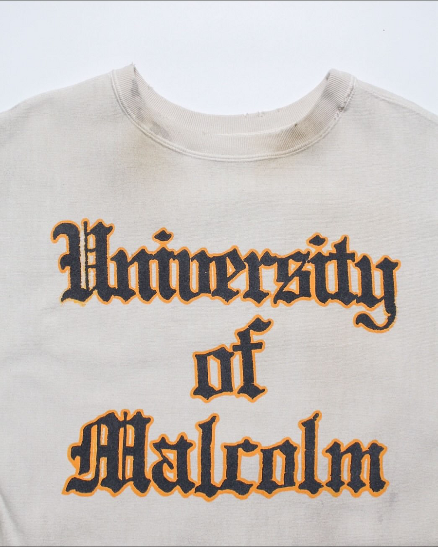 BOW WOW〉UNIV. MACLAREN LETTERING SWEATSHIRT AGED｜UP NORTH ONLINE