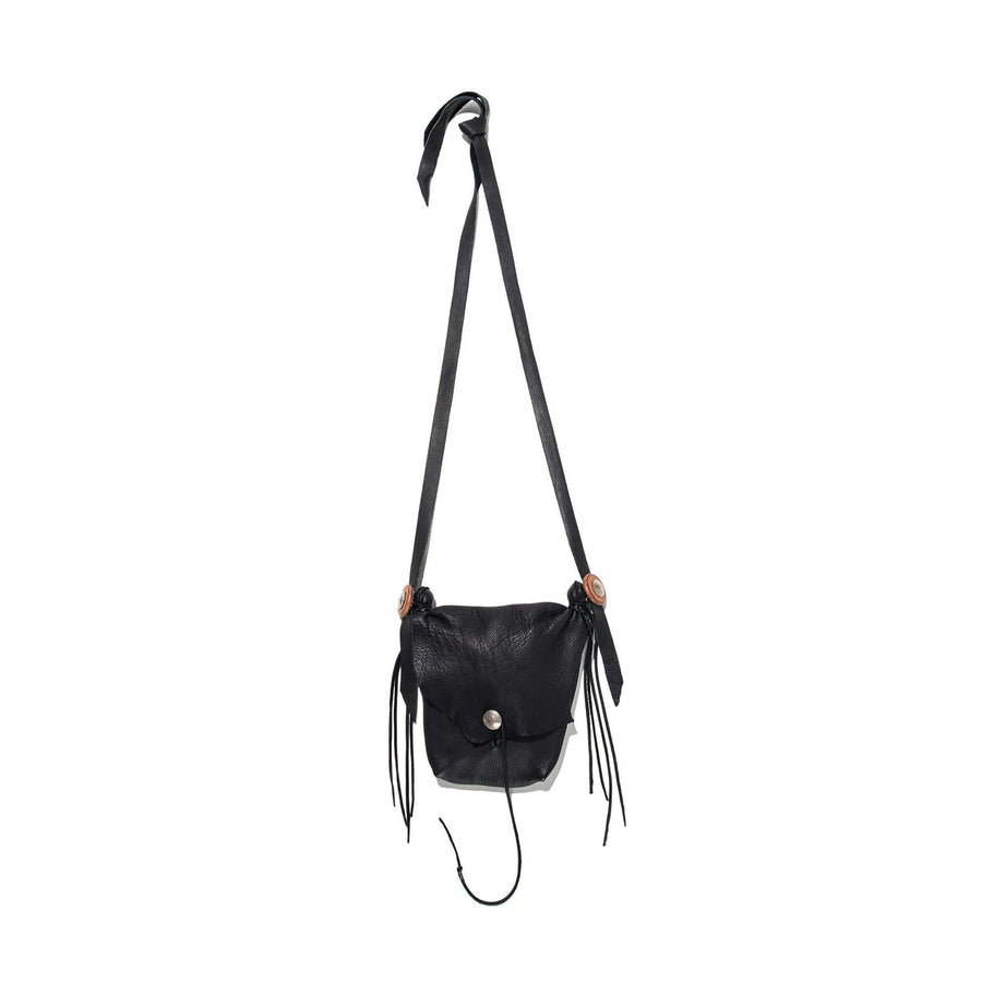 〈BOW WOW〉DEER SKIN BAG / BLACK