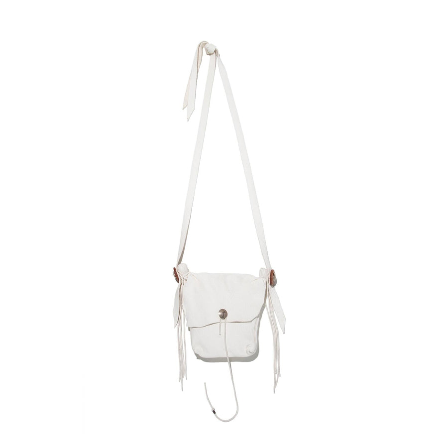 〈BOW WOW〉DEER SKIN BAG / WHITE