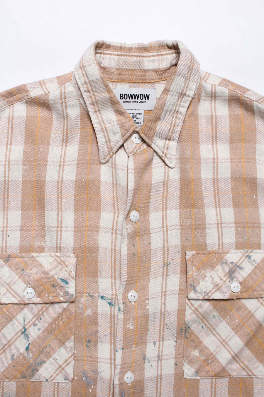 〈BOW WOW〉PAINTED PAINTER FLANNEL SHIRT