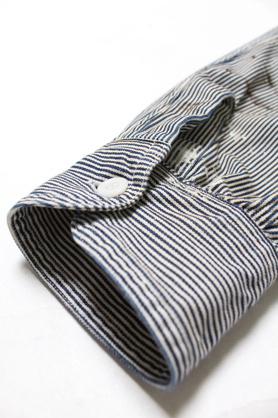 〈BOW WOW〉WORK HICKORY STRIPE PO SHIRTS