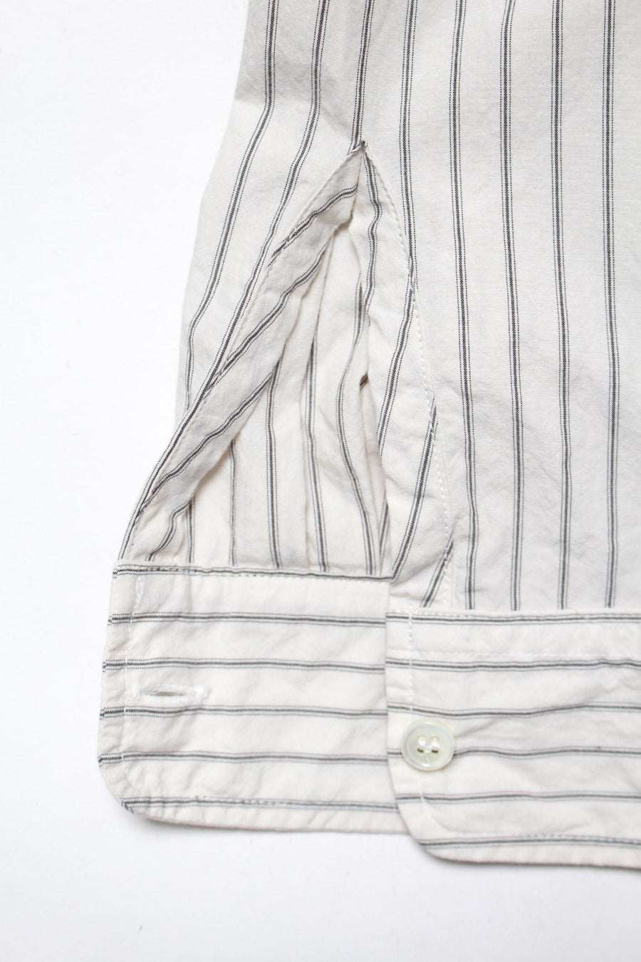 〈BOW WOW〉HIGH COUNT STRIPE B.D. SHIRTS