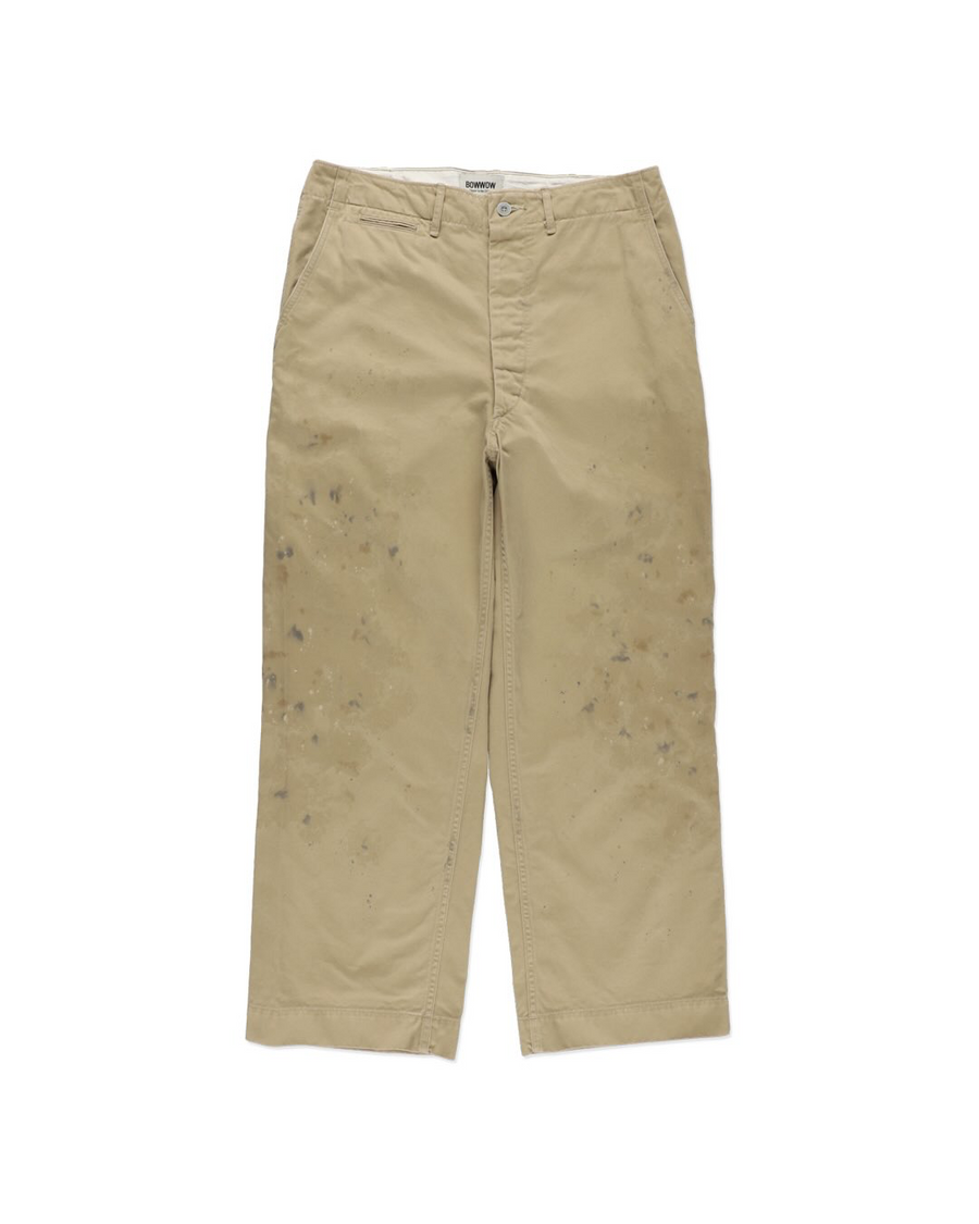 BOW WOW 26S/S 41カーキトラウザーズ AGED BOW WOW〉41 KHAKI TROUSERS AGED｜UP NORTH ONLINE STORE