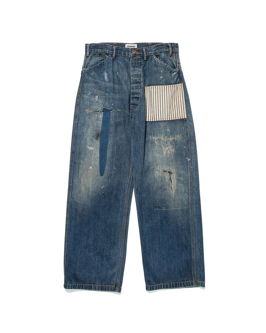 〈BOW WOW〉LAPD PRISONER DENIM PT AGING