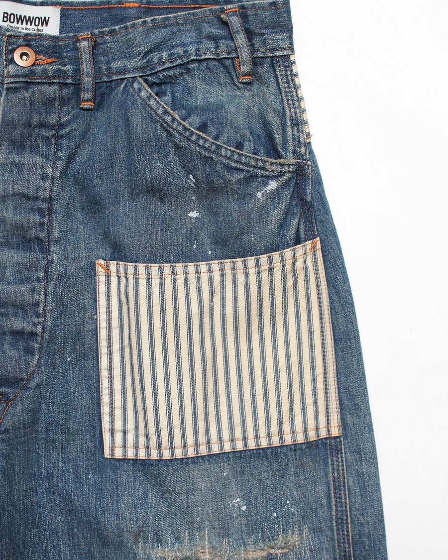 〈BOW WOW〉LAPD PRISONER DENIM PT AGING