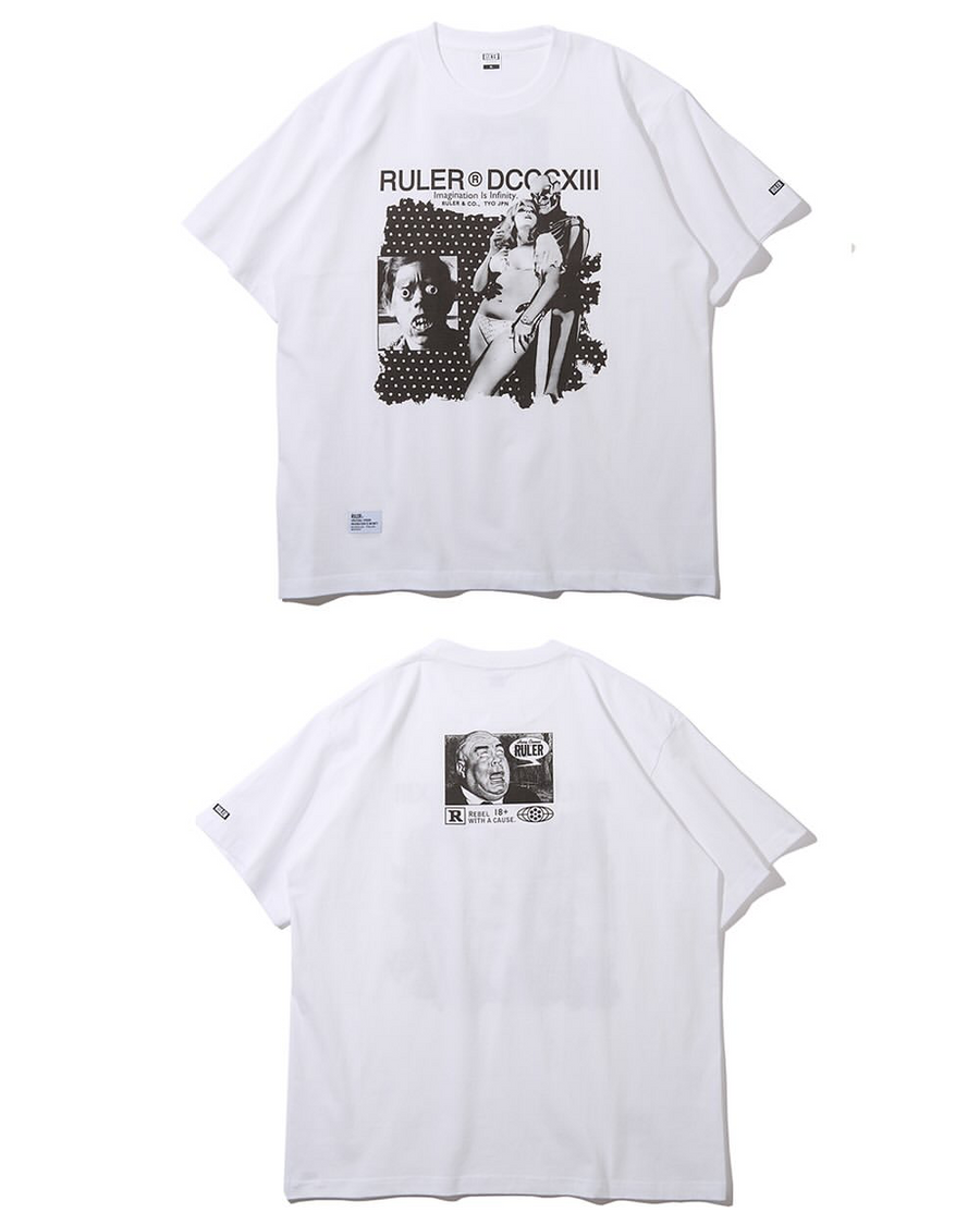 〈RULER〉HERE COMES 6.2oz S/S TEE