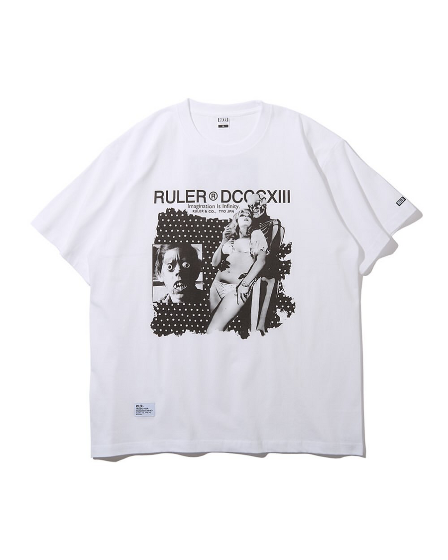 〈RULER〉HERE COMES 6.2oz S/S TEE