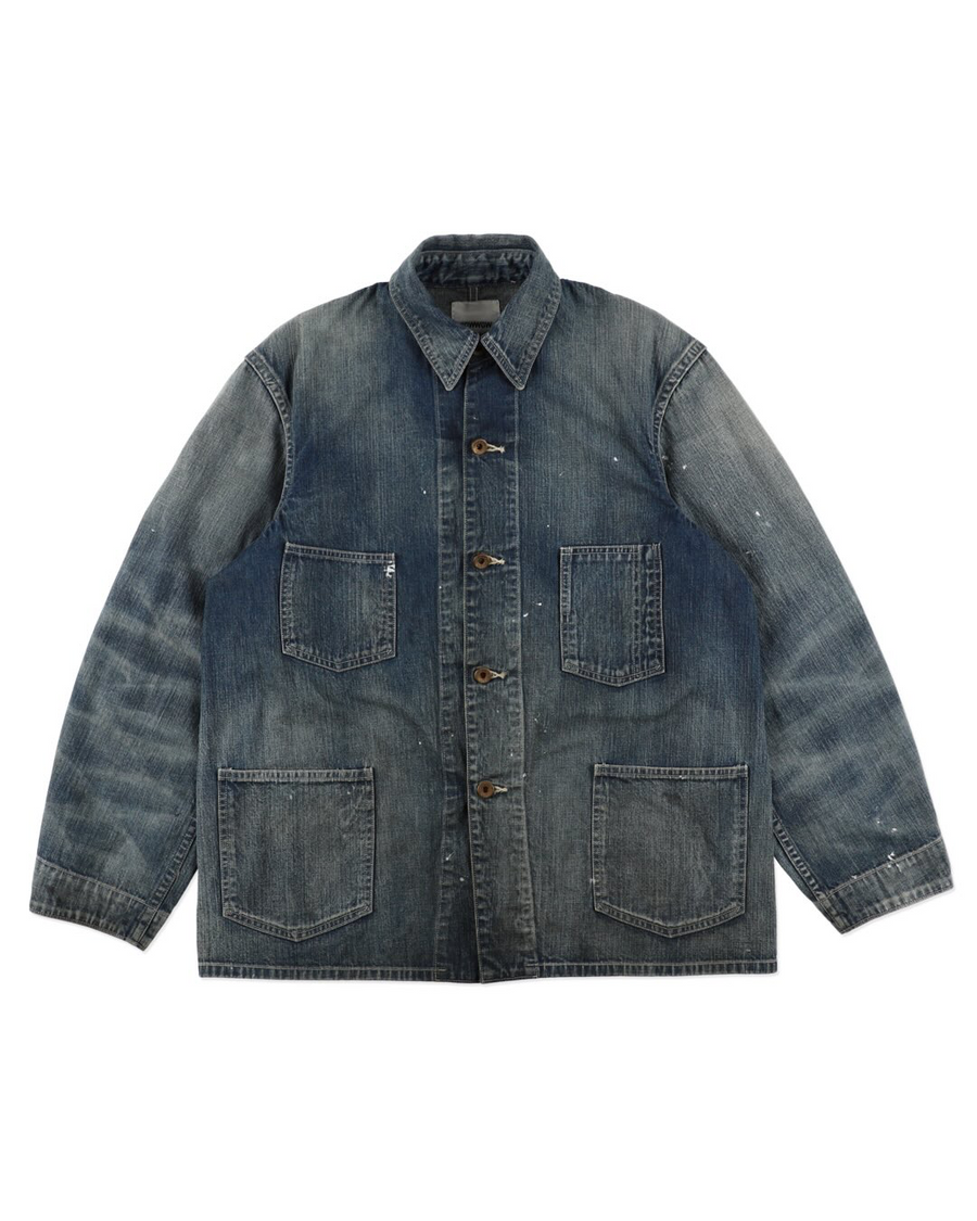 BOW WOW〉HERITAGE DENIM CHORE COAT AGED|UP NORTH ONLINE STORE BOW WOW〉HERITAGE DENIM CHORE COAT AGED|UP NORTH ONLINE STORE