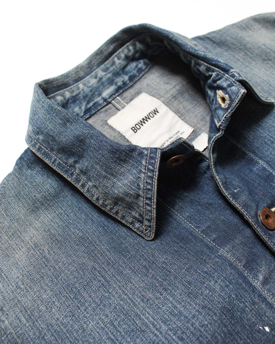 BOW WOW〉HERITAGE DENIM CHORE COAT AGED｜UP NORTH ONLINE STORE