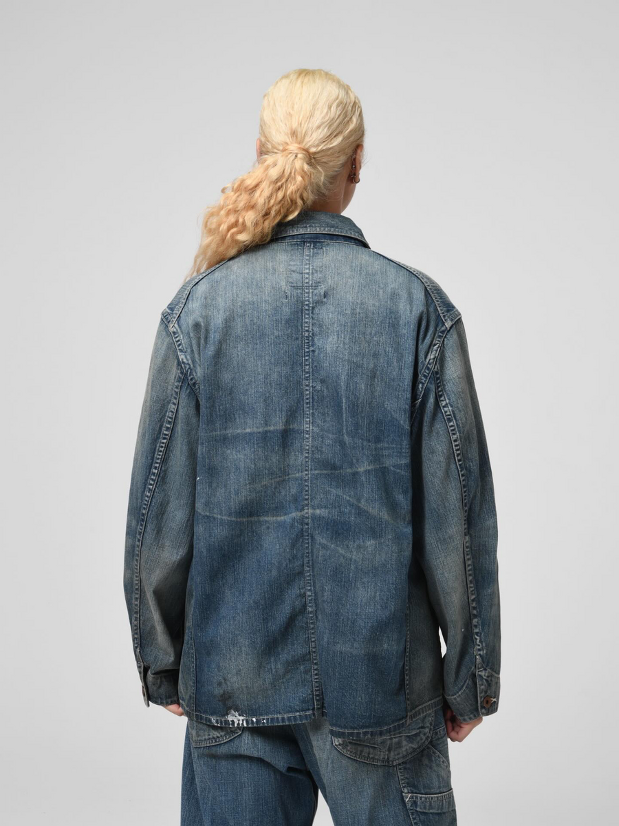 BOW WOW〉HERITAGE DENIM CHORE COAT AGED｜UP NORTH ONLINE STORE