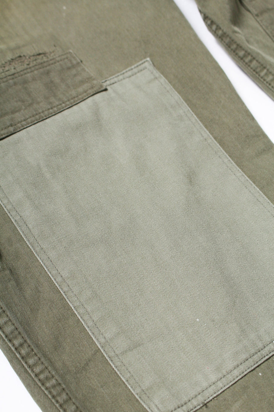 〈BOW WOW〉M47 HBT BAKER PANTS *REPAIR AGEING