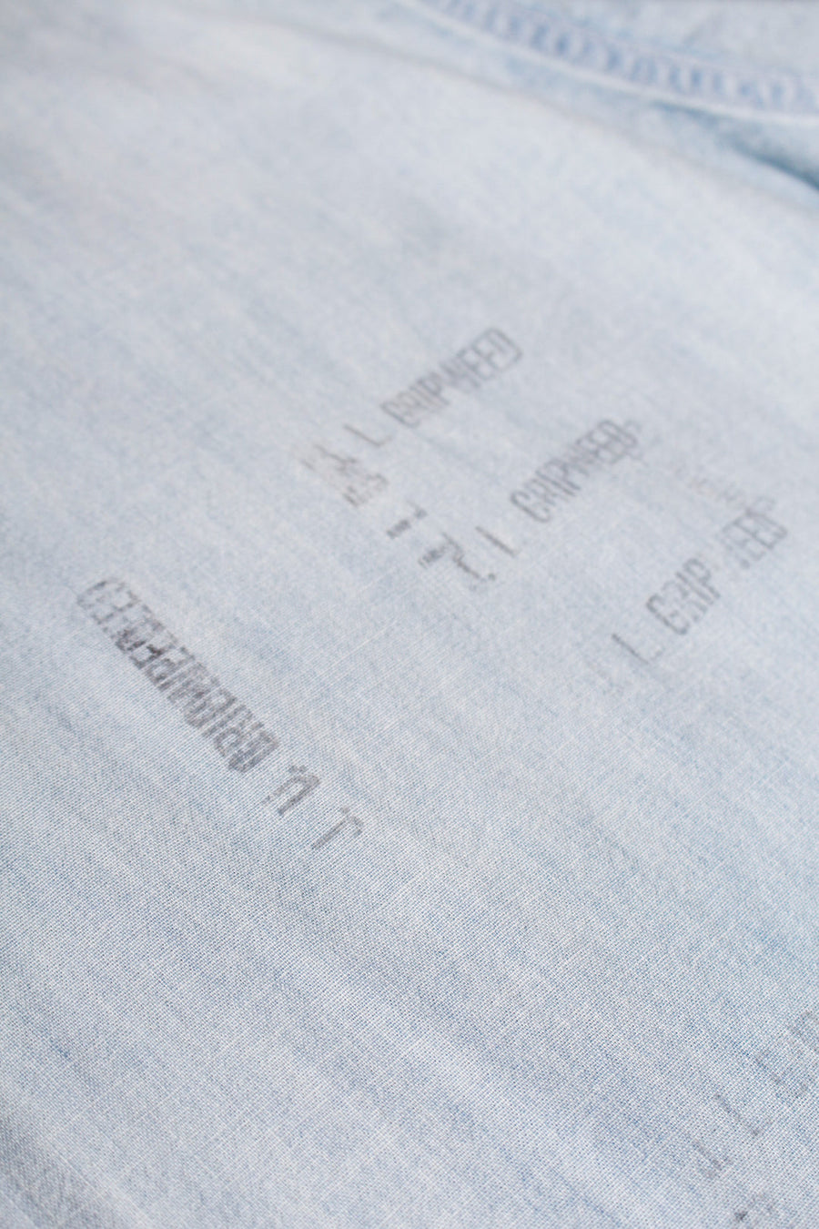 〈BOW WOW〉JOHN PEACE US ARMY P/O CHAMBRAY SHIRTS