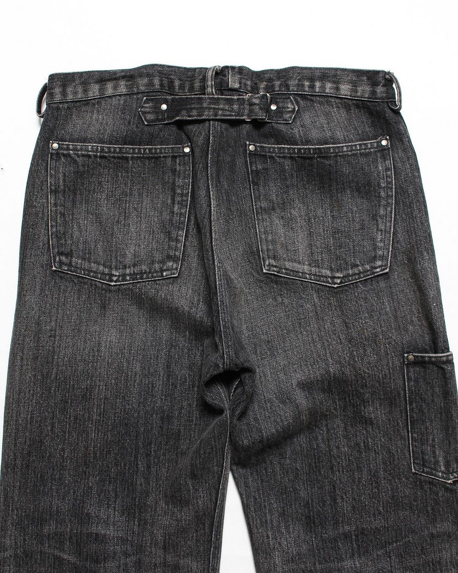 BOW WOW〉30S BLACK DENIM PANTS REPAIRED|UP NORTH ONLINE STORE BOW WOW〉30S BLACK DENIM PANTS REPAIRED|UP NORTH ONLINE STORE