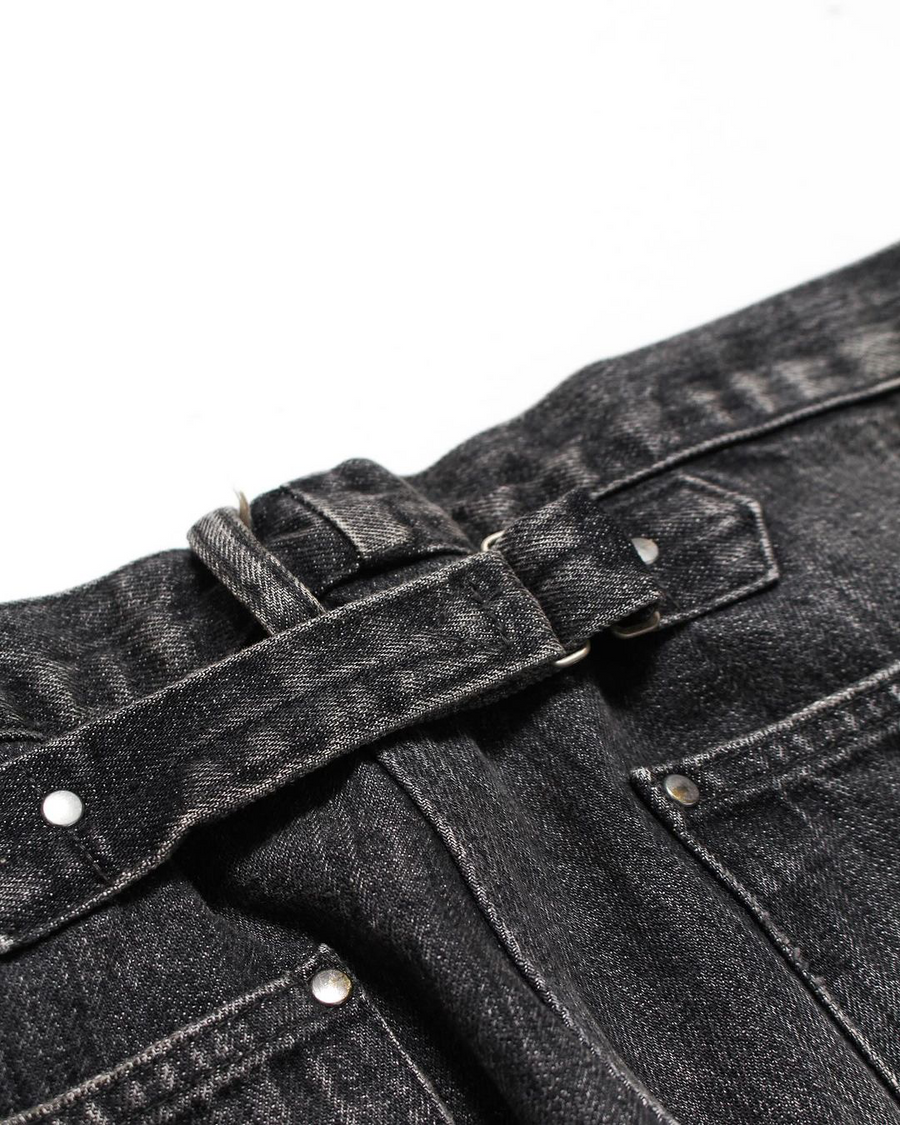 BOW WOW〉30S BLACK DENIM PANTS REPAIRED|UP NORTH ONLINE STORE BOW WOW〉30S BLACK DENIM PANTS REPAIRED|UP NORTH ONLINE STORE