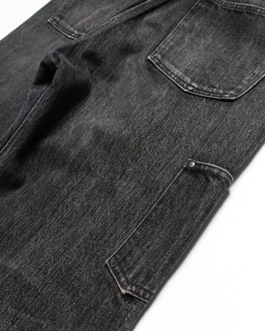 BOW WOW〉30S BLACK DENIM PANTS REPAIRED|UP NORTH ONLINE STORE BOW WOW〉30S BLACK DENIM PANTS REPAIRED|UP NORTH ONLINE STORE