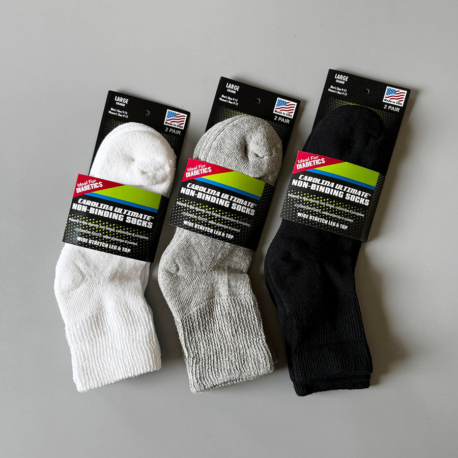 〈Jefferies Socks/Carolina Ultimate®︎〉Non-Binding Quarter Socks 2 Pair Pack