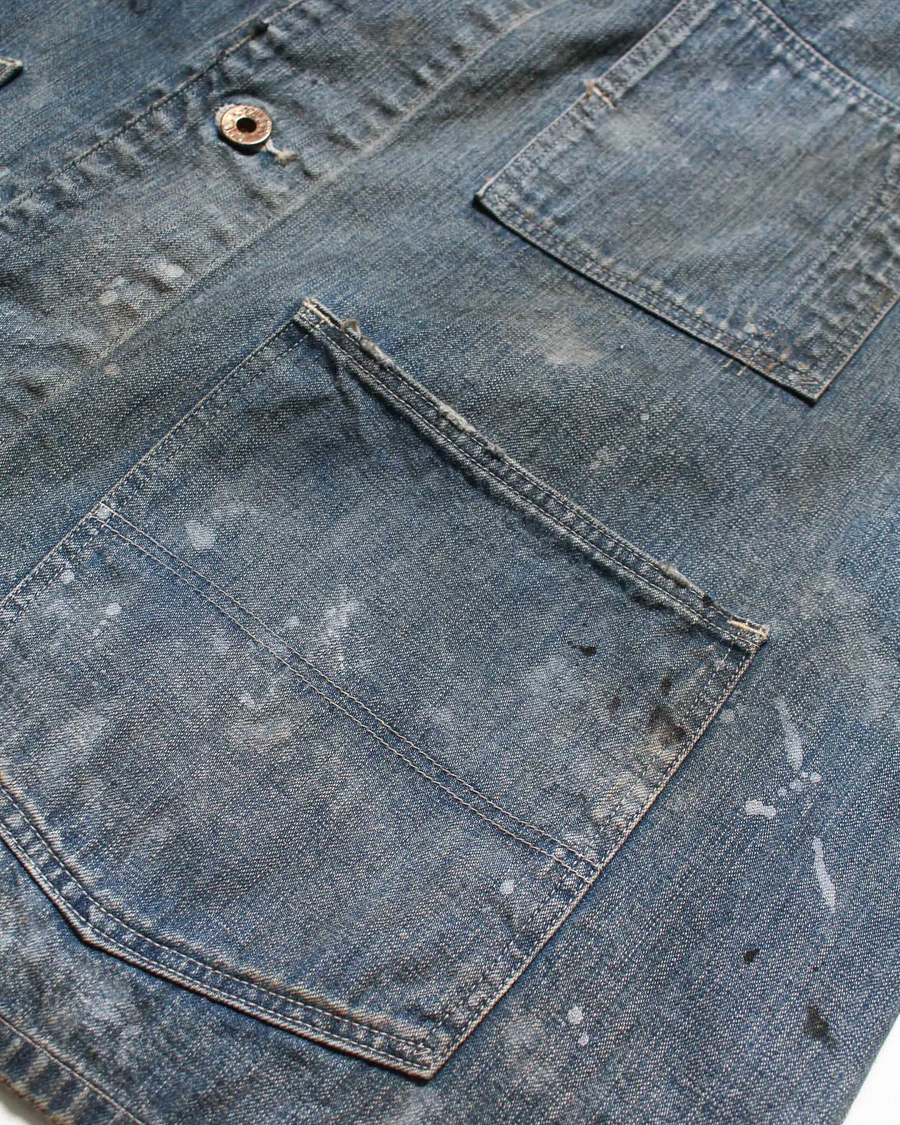 〈BOW WOW〉PAINT-STAINED ENGINEER'S COVERALL