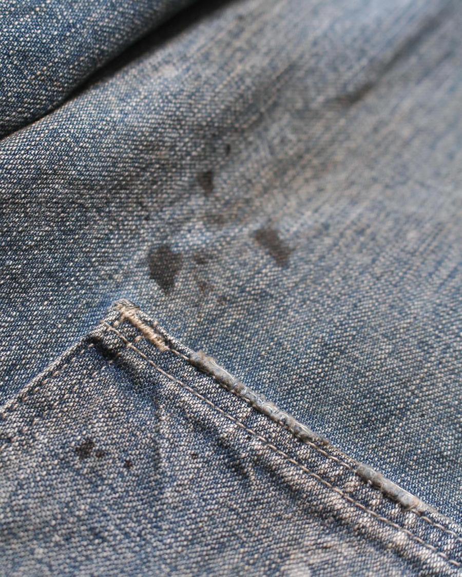 〈BOW WOW〉PAINT-STAINED ENGINEER'S COVERALL